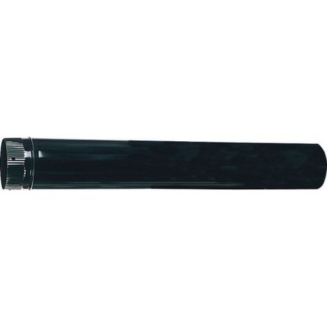 Estufa Tubo Vitrificado Negro 850º de 1 Metro (1/3)