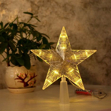 MINKUROW Christmas Tree Top Light Decoración De Linterna Duradera E Intercambiable (1/5)