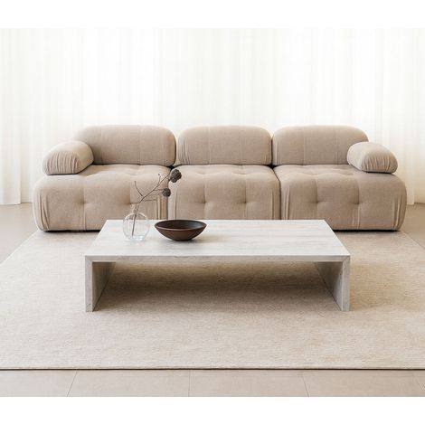Modulares Sofa 3-Sitzer Doblo Beige