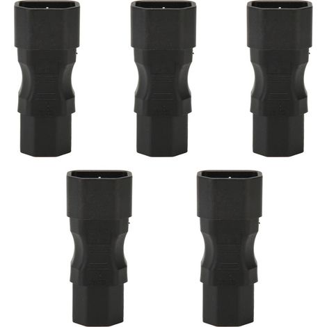 5PCS Adaptateur IEC320 C14 vers IEC320 C15 pour Alimentation PDU Châssis Serveur UPS (1/5)