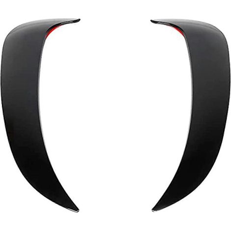 Ailerons de ventilation latéraux noirs pour garde-boue avant de portière avant pour Charger 15-21-- (1/5)