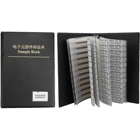 0402 Serie 80 Werte Kondensatoren Elektronische Bauteile Sortimente Musterbuch Schwarz