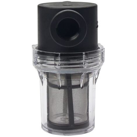 Filtre à tuyau , filtre pour pompe à eau de 1/2 pouce avec tamis en acier inoxydable de 80 mailles, filtre en ligne pour l'irrigation de jardin (1/4)