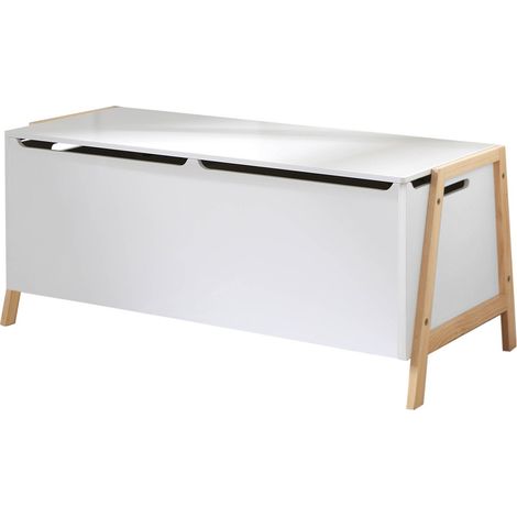 Baule contenitore con 2 scomparti per bambini L99 cm - LEON