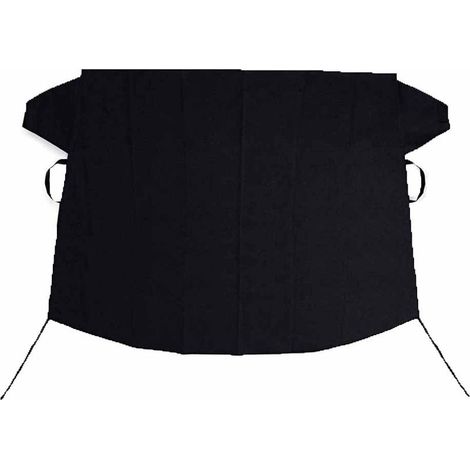 Cover of protection against the snow for windshield - Fabric Oxford waterproof with fit - black (220 x 140) (1/5)
