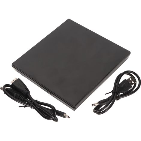 Lecteur CD/DVD externe USB 3.0/USB-C 5 Gbit/s, Plug and Play, compatible PC portable Windows et Linux. (1/5)