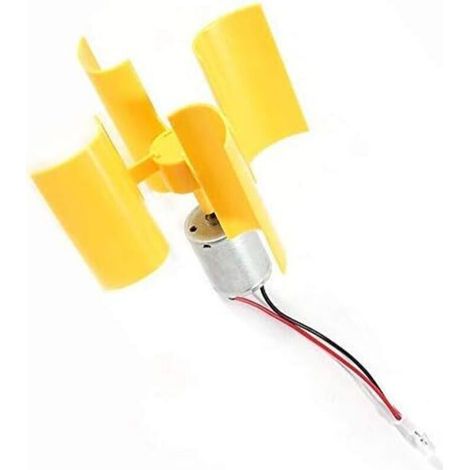 Mini éolienne verticale 1W – Tension 0.05-1.5V DC – Courant 0.01-100mA – Pour démonstrations éducatives et projets scientifiques – Wancle