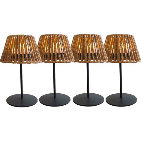 Set di 4 lampade da tavolo LED senza fili H24CM BOHEME