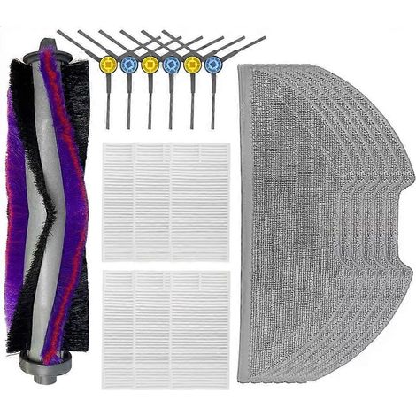 Für Midea M9 / Eureka E20 Plus / NERE10s E10S / Obode A8 – Ersatzteile und Zubehör: Hauptbürste, Filter, Reinigungstuch (1/5)