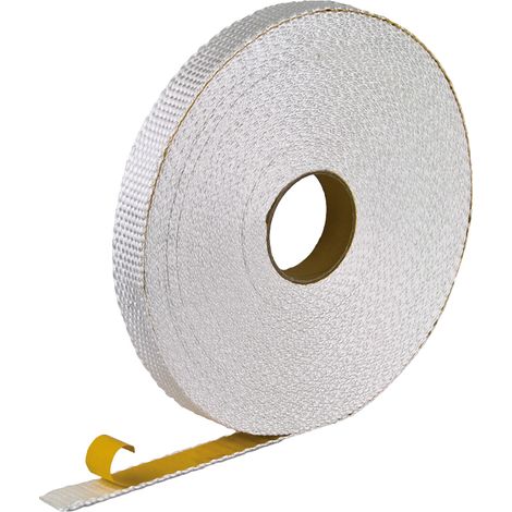 GOEBEL - 1 x Bande d'isolation thermique en fibre de verre 20 x 2mm SK Adhésive, 50m rouleau (1/2)