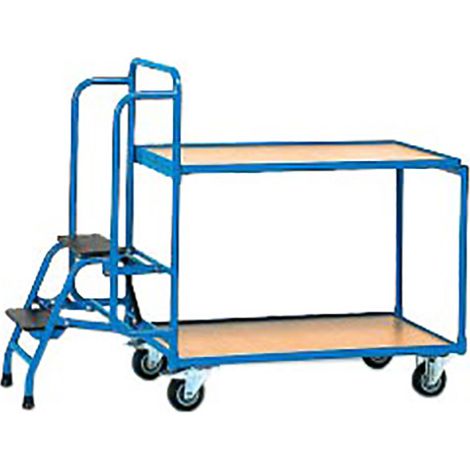 Scaletta carrello - 2 plateaux : hauteur 305mm / 915mm - ESTP23D1N