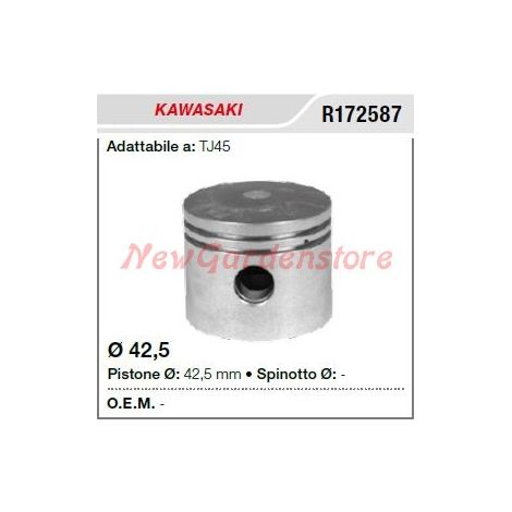 Pistone segmenti spinotto KAWASAKI tagliasiepe TJ45 172587