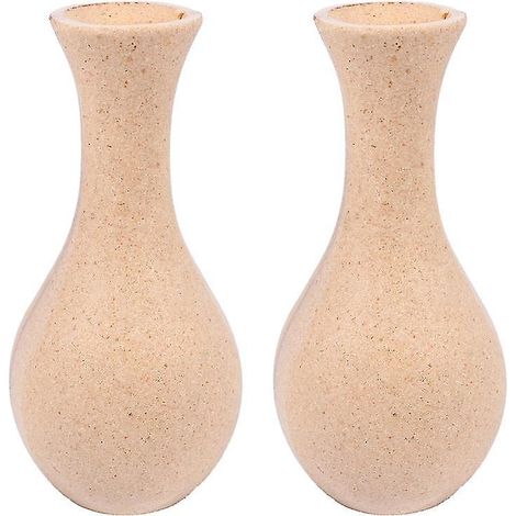2 vases à fleurs en bois (1/3)