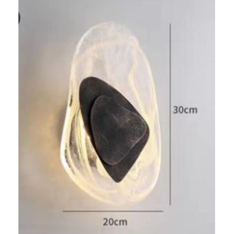 Applique Murale LED Cristal Design Moderne Couleur Rouille – Luminaire Décoratif pour Chambre, Couloir et Salon (110V) (1/3)