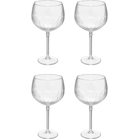 Lot de 4 Verres à Gin "Strié" 64cl Transparent (1/3)