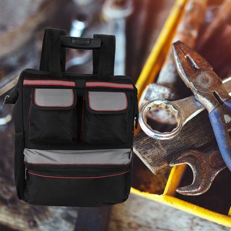 Sac à outils multifonctionnel en tissu Oxford YILEQI (noir) (1/5)