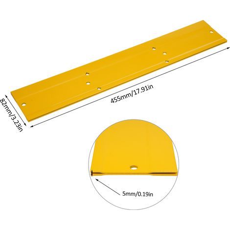 Outil de pliage de tôle à main de 45,7 cm (18 pouces) pour le cintrage de conduits et autres travaux de pliage de métaux