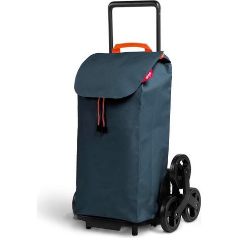 CARRELLO SPESA "TRIS GIMI" 6 RUOTE GRIGIO