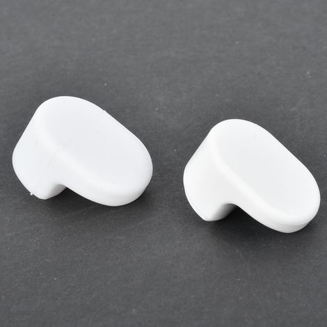 Manchon en gel de silice et crochet de fixation robuste pour garde-boue de trottinette électrique Xiaomi M365 - Blanc (1/4)