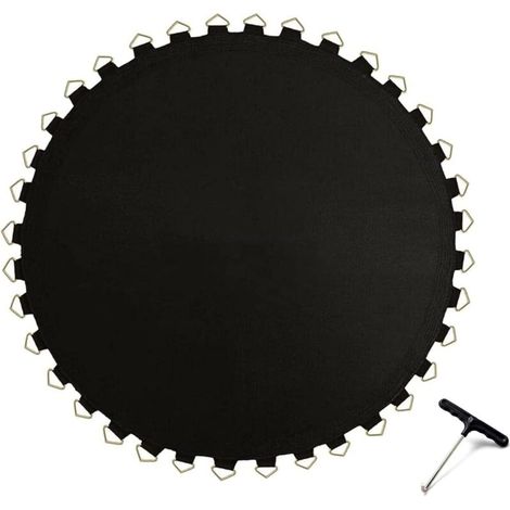 Toile de Saut Trampoline, Tapis de Saut Trampoline de Rechange, Toile de Trampoline pour Ronds Trampoline au Diamètre de 183 cm,6FT/36 Buckles (1/5)