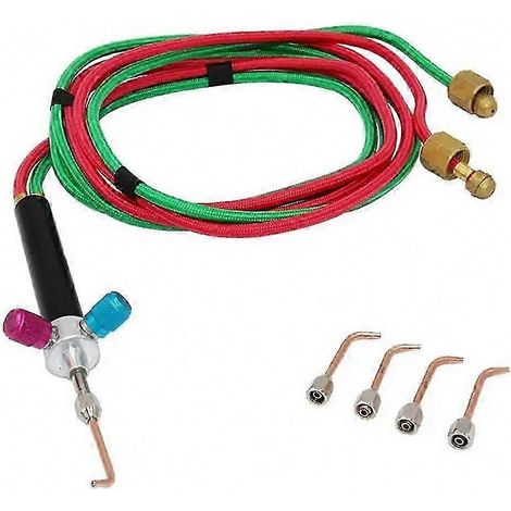 Kit de mini-chalumeau de soudage à gaz portable à acétylène-oxygène (1/5)