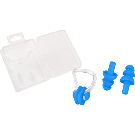AQUA SPORT SET DI TAPPI A CLIP + SCATOLA BLU AS1294