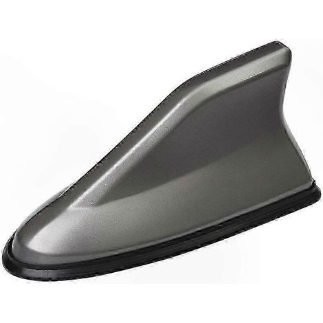 Antenne requin universelle pour toit de voiture, coque de remplacement d'antenne radio, accessoire compatible multi-modèles, finition noir élégante (1/4)