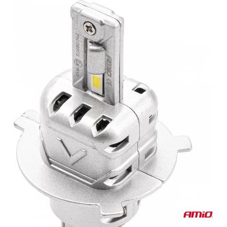 Ampoules LED pour voiture X2 Series H4/H19 6500K Canbus AMIO-02972 (1/4)