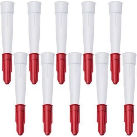10 Pièces Embouts de Cartouche, Buse de Remplacement en Silicone, Buses Calfeutrage Plastique, Silicone Cartouche Douilles pour la Cuisine, la Maison (1/5)