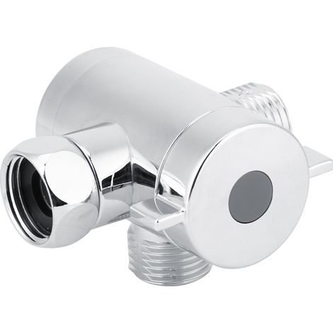 Adaptateur pour pommeau de douche de tête G1/2", raccord pour bras de douche, raccord de dérivation d'eau en forme de T (1/5)