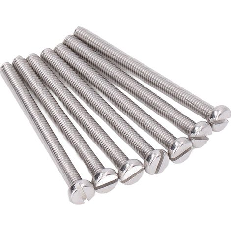 Vis à tête cylindrique fendue M3x40 en acier inoxydable A2-70 pour assemblage et réparations