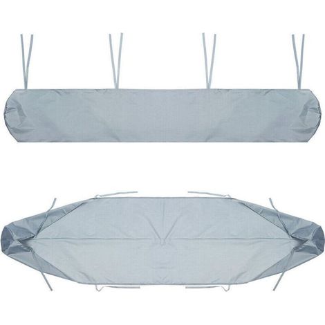 3.5 m Auvent de Protection de la couverture de pluie Stockage Sac Terrasse de Toit Gris (1/4)