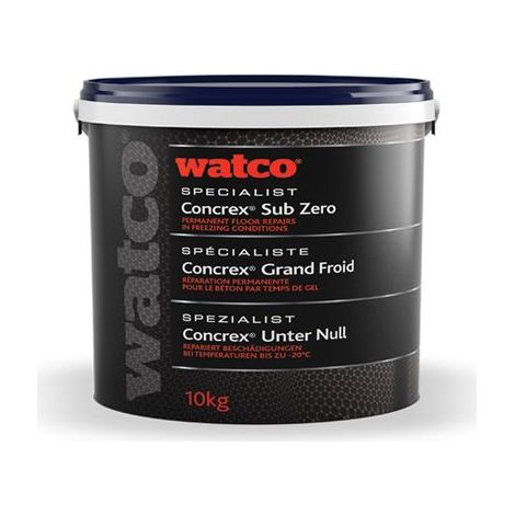 Watco Concrex Epozidharzmoertel unter Null, zweikomponentiges Polyaspartikharz, Kaelteresistent, 10kg (1/2)