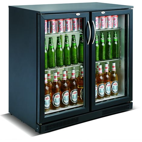 Arrière Bar Réfrigéré 198 L 2 Portes Battantes - Combisteel