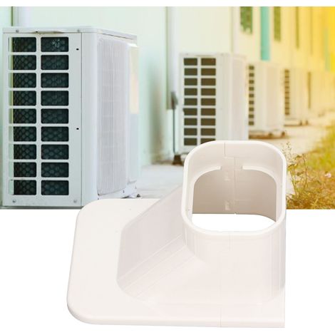 Cache décoratif 4101 pour unités intérieures et extérieures, rainure décorative pour tuyaux de climatisation en cuivre, kit de cache pour tuyaux en PVC, accessoires pour cache-tuyaux de climatisation (1/5)