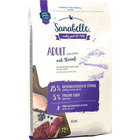 BOSCH Sanabelle Adult Autruche - nourriture sèche pour chat - 10kg