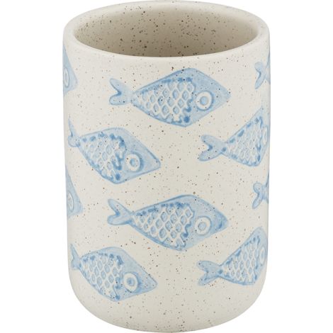 Keramik-Zahnputzbecher AQUAMARIN, Wenko