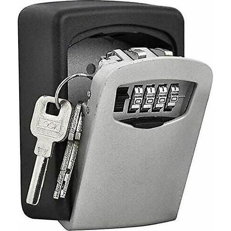 Armadietto portachiavi ad alta sicurezza, armadietto portachiavi a parete con combinazione a 4 cifre, serratura di sicurezza a combinazione per chiavi, contenitore AquaForge. (1/5)