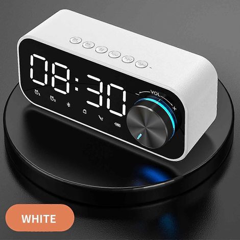 Miroir intelligent avec haut-parleur Bluetooth et mini-réveil stéréo (1/4)