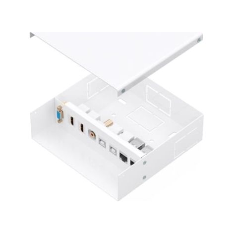Caja de Conexiones Aisens A127-1031/ VGA - 2x HDMI - Jack 3.5 - 2x USB-B - 2x RJ45