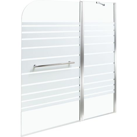 Badewannenaufsatz TUAPI 140 x 120 cm Silber