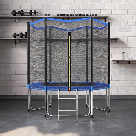 Trampoline extérieur enfants acier galvanisé Ø183 cm en acero PP (1/5)
