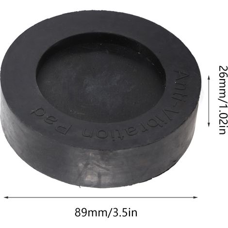 Ortviai Pieds Antivibrations en Caoutchouc pour Machine à Laver et Sèche-Linge – Lot de 4, Hauteur 26 mm (1/4)