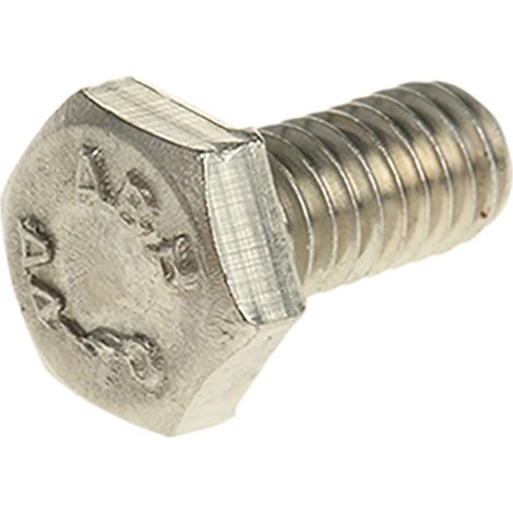 Vis à tête hexagonale, Acier Inoxydable A4 316 Brut, M4 x 8mm ( Prix pour Sachet de 100 )