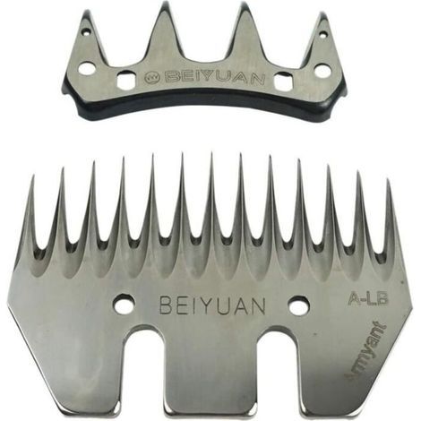 Forbici elettriche per pecore Beiyuan a 13 denti con pettine e taglierina – Ricambio per tosatrici per pecore e alpaca (1/4)