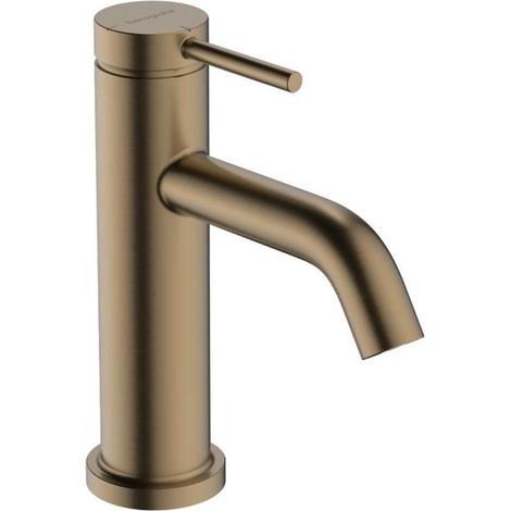 Hansgrohe Tecturis S - Miscelatore da lavabo con sistema di scarico, CoolStart, EcoSmart, color bronzo spazzolato 73305140 (1/2)
