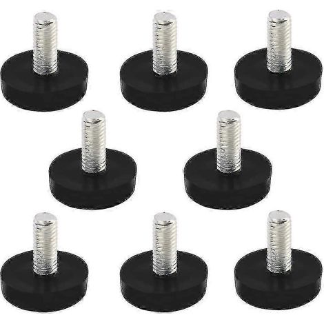 Lot de 8 pieds de meubles réglables, pieds de nivellement, pieds de table, M6 x 15 mm, coffret cadeau 25-26 (1/5)