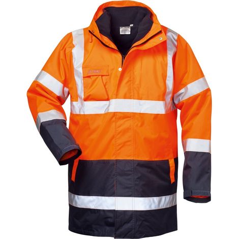 SAFESTYLE Warnparka Travis, Gr. 2XL, orange/marine (1/5)