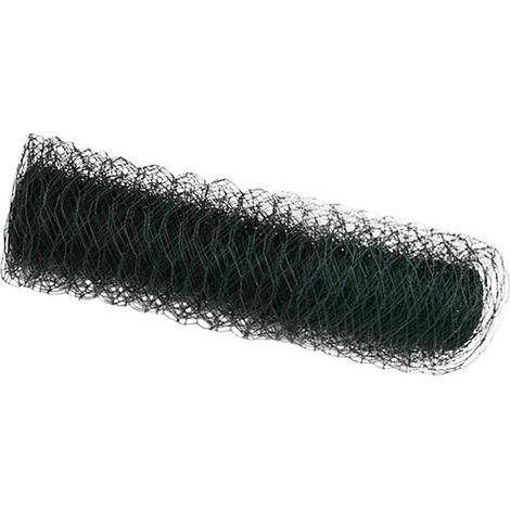 Maison Exclusive - Hexagonzaun Grün 0,6 x 25 m PVC