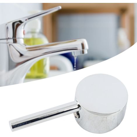 Maneta para grifo de lavabo con válvula de 45 mm, fabricada en aleación de zinc. (1/5)